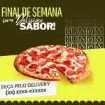 Pacote de 20 Artes Editáveis no Canva para Anúncios de Pizzaria