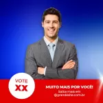 Pacote de 17 Artes Editáveis no Canva para Anúncios Políticos