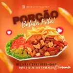 Pacote de 24 Artes Editáveis no Canva para Anúncios de Restaurantes