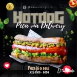 Pacote de 24 Artes Editáveis no Canva para Anúncios de Restaurantes