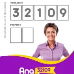 Pack de 6 artes para Santinho