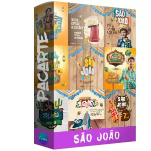 Pack para são joão com 40 artes editáveis no canva