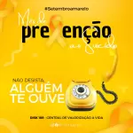 Pack para setembro amarelo com 20 artes editáveis no canva