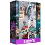 Pacote de 9 Artes Editáveis para Promoção de Shows