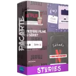Pacote com 83 Stories Interativos Editáveis no Canva