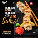 Pack para Sushi com 280 artes editáveis no canva
