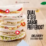 Pack para tapiocaria com 10 artes editáveis no canva