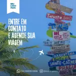 Pacote de 28 Artes Editáveis no Canva para Anúncios de Turismo