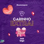 Conjunto de 100 Artes Editáveis no Canva para Consultório Veterinário