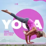 Pack para yôga com 60 artes editáveis no canva