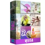 Pack para yôga com 60 artes editáveis no canva